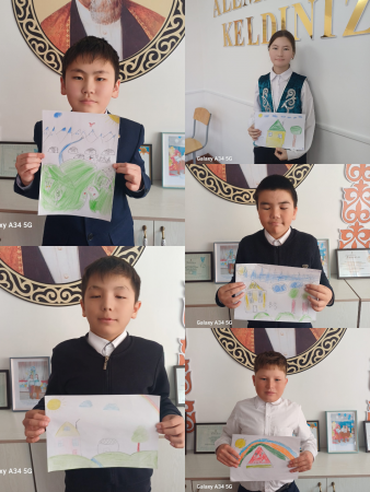 “Мектептегі инклюзияны дамыту жолдары” тақырыбында сурет көрмесі